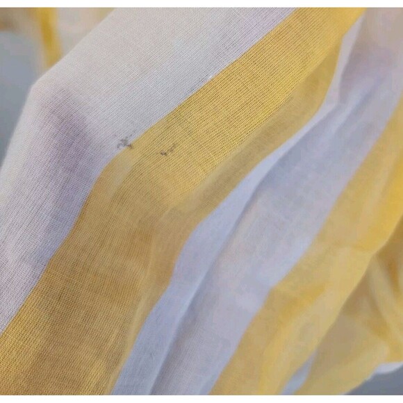 We The Free Float Away Striped Top Yellow Striped Oversized Button Shirt - Picture 7 of 7